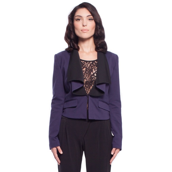 🇨🇦 Ponte Two Tone Blazer Size 4 - Picture 1 of 6